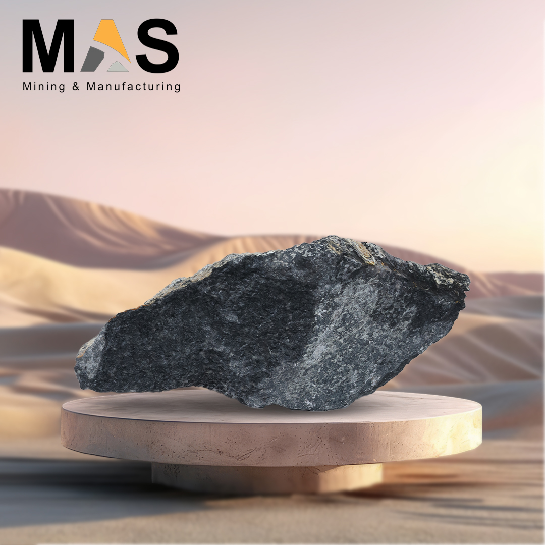 High-quality chromite ore stone sample
